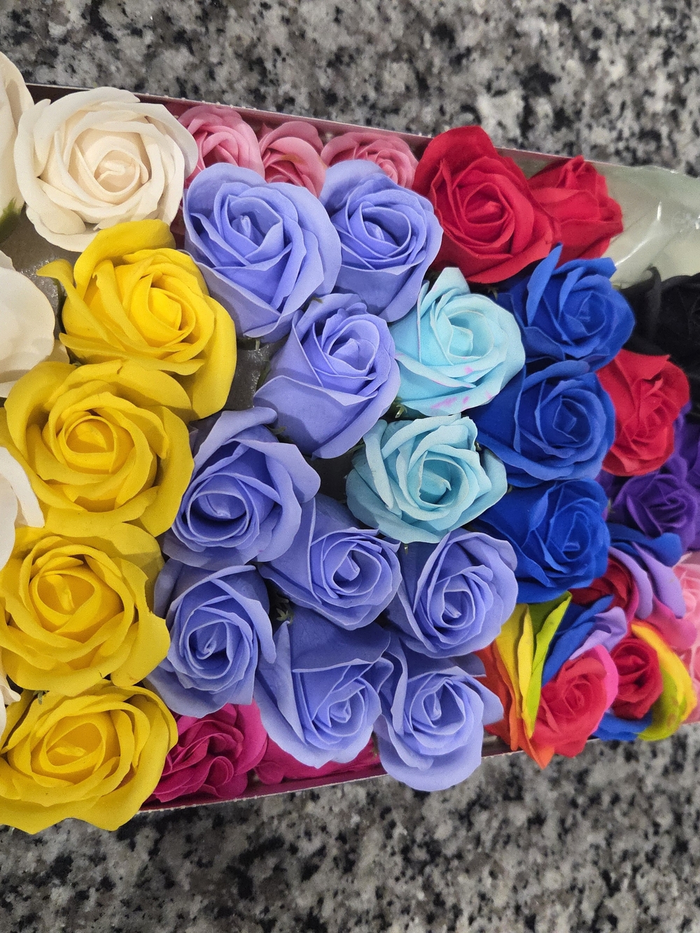 Assorted Soap Roses - Multicolor Set - Picture 3 of 10